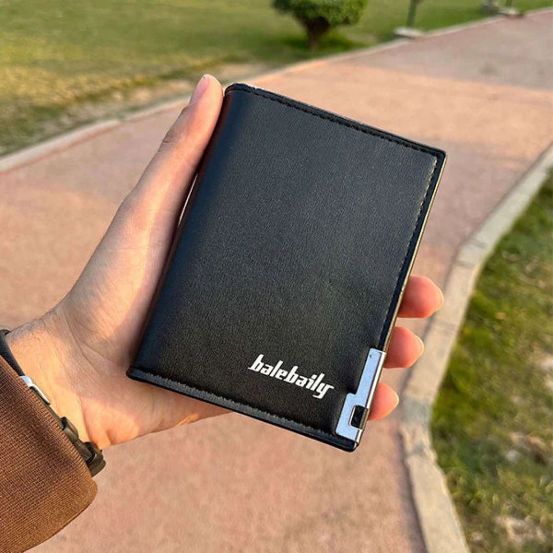 Imported Balebaily Crocodile Leather Wallet