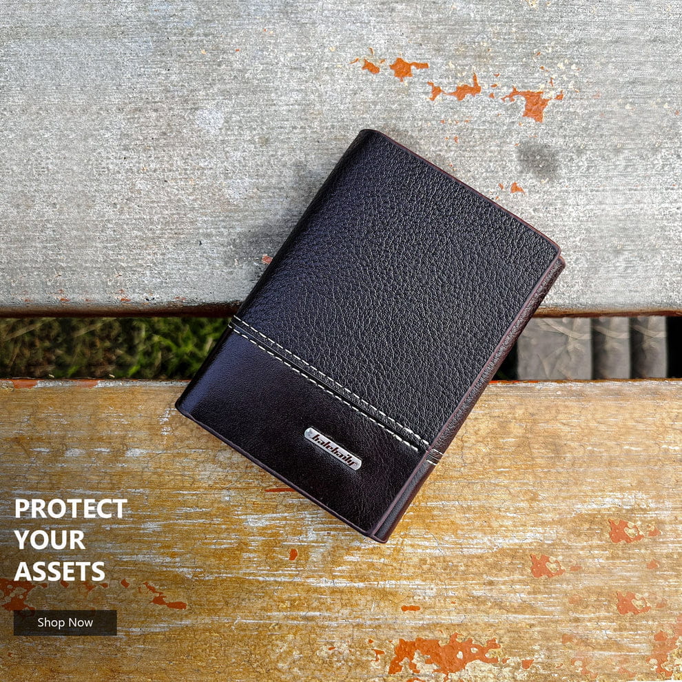 Imported Balebaily Crocodile Leather Wallet